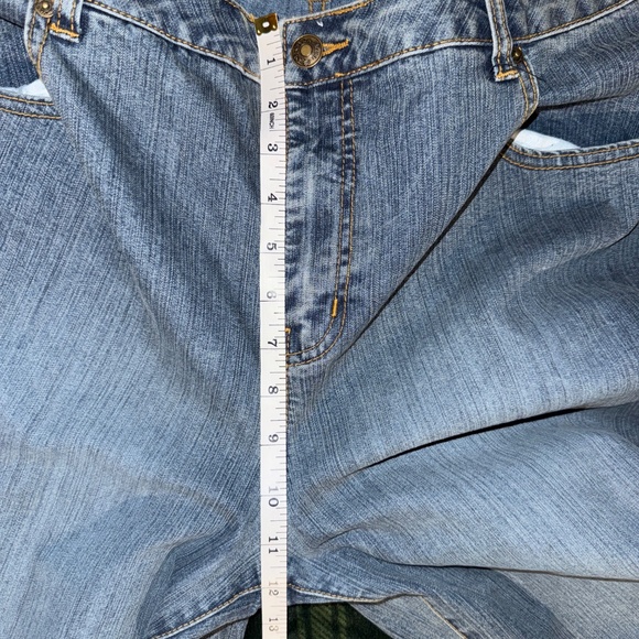 Womens L.A. Blues Wilshire Denim Blue Jeans Size 3 Extra Short 37 x 25 Stretch - Picture 5 of 9